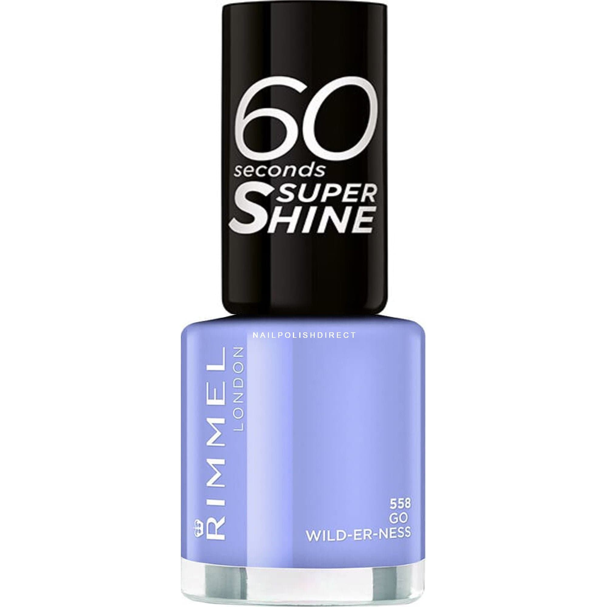 ريميل لندن طلاء أظافر لمدة 60 ثانية - #558 اذهب إلى Wild-er-ness