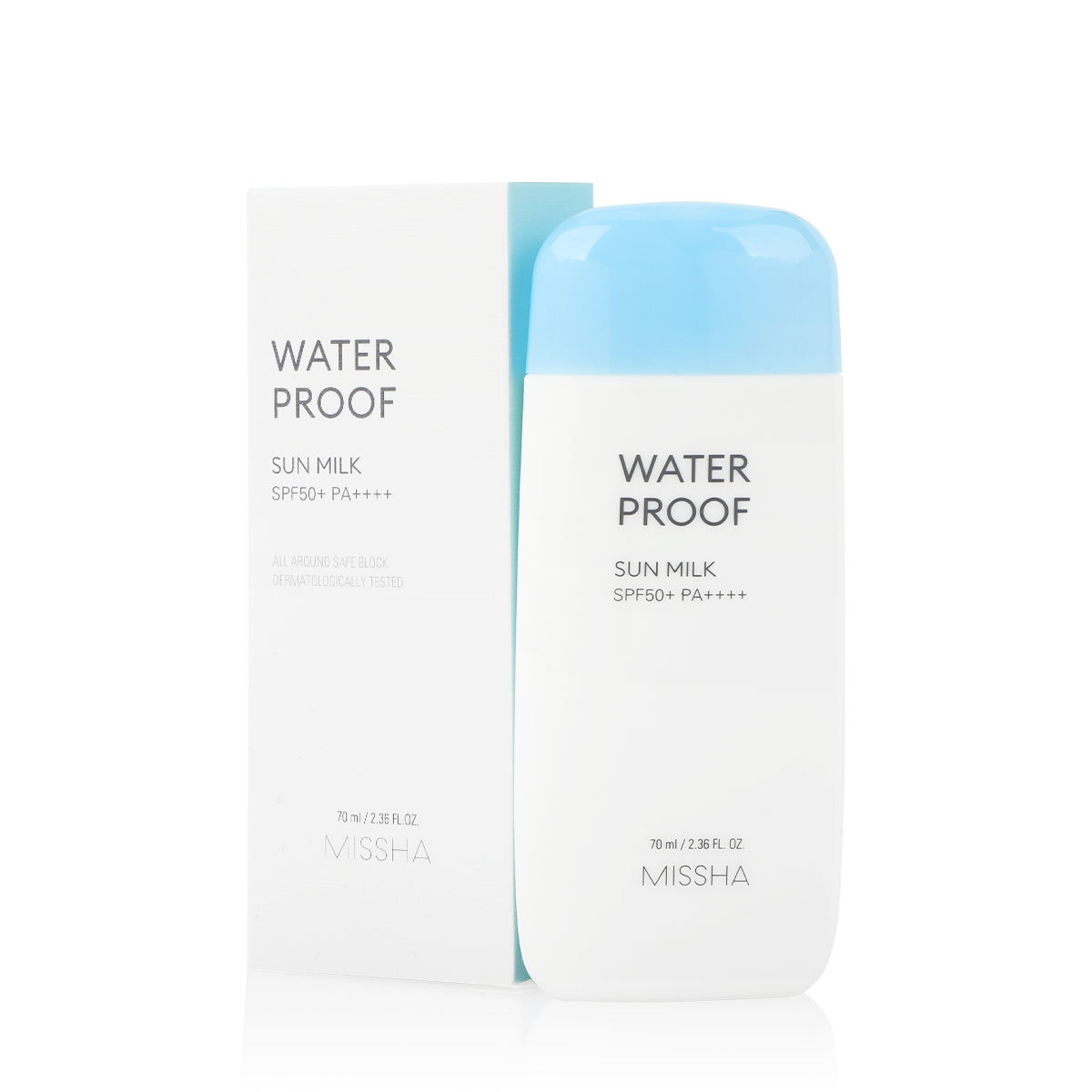 ميشا حليب الشمس الآمن الشامل والمقاوم للماء بعامل حماية من الشمس SPF50+/PA++++ - 70 مل
