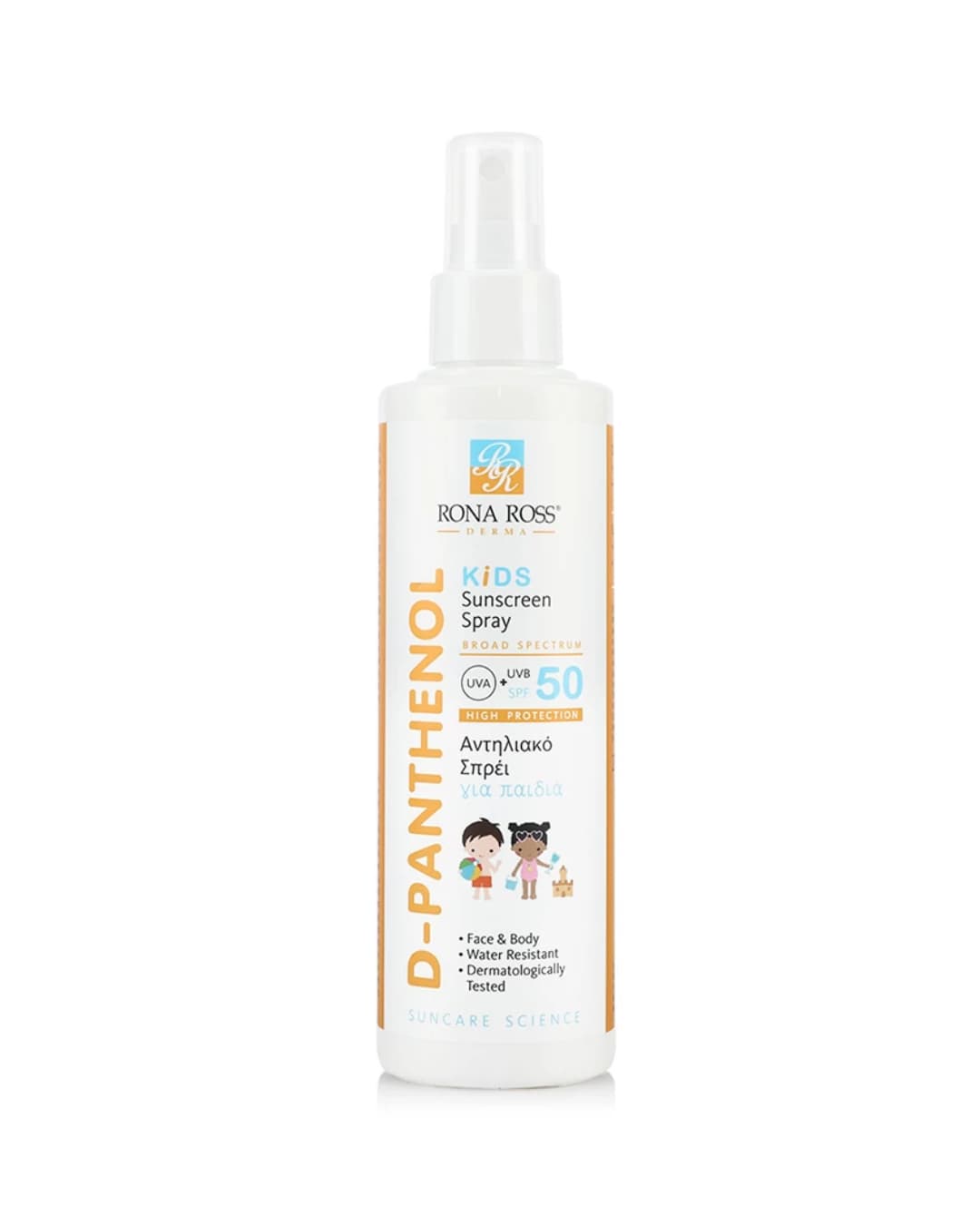 رونا روز رذاذ واقي من الشمس د-بانثينول مضاد للأكسدة SPF 50 (للأطفال)